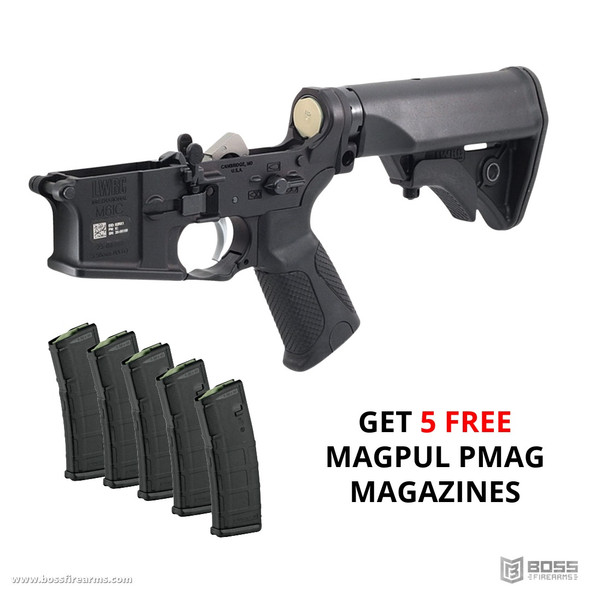 LWRC Enhanced Lower Receiver + (5) Free Magpul PMAG Magazines