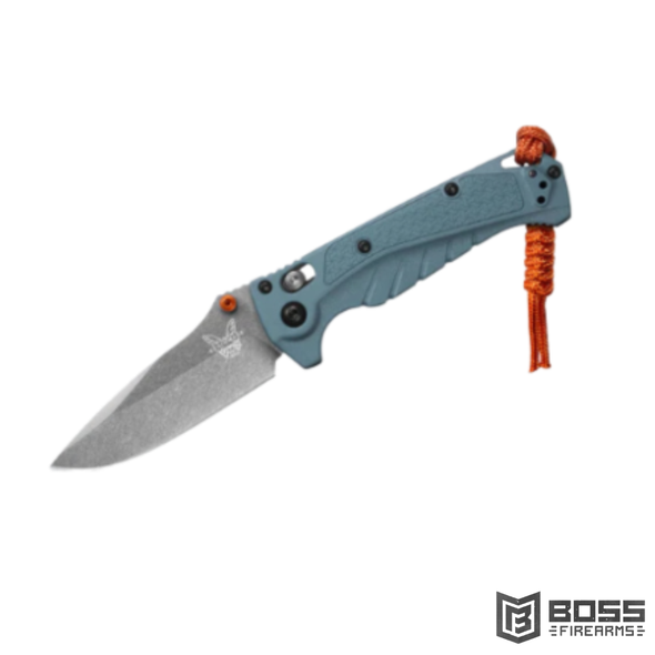 Benchmade Mini Adira Depth Blue Grivory Drop Point #18065