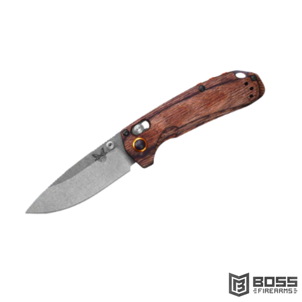 Benchmade North Fork Stabilized Wood Drop Point #15032
