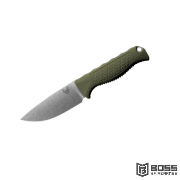 Benchmade Steep Country Dark Olive Santoprene Drop Point #15006-01