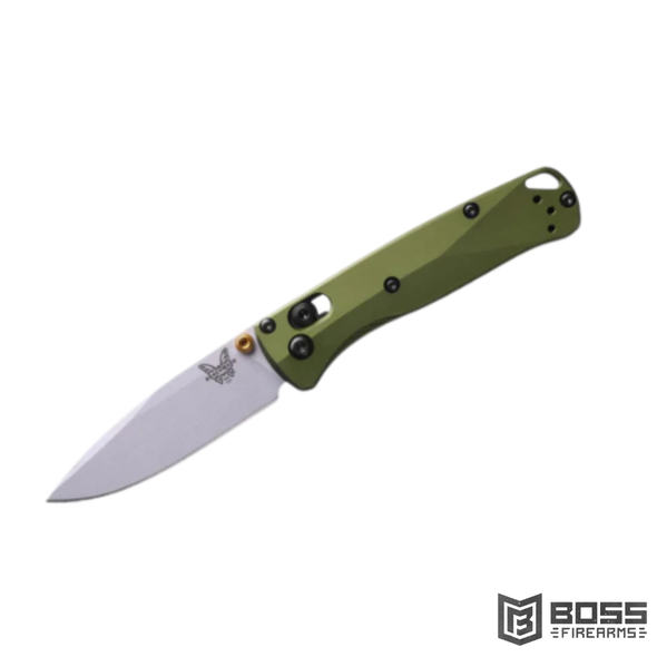 Benchmade Mini Bugout Woodland Green Drop Point #533SL-10