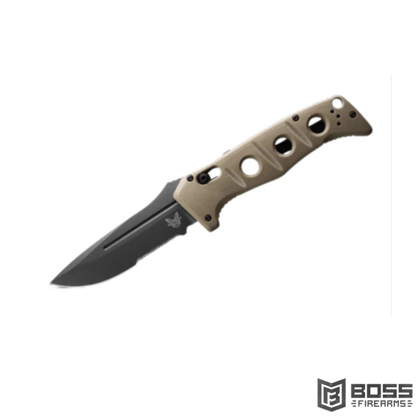 Benchmade Auto Adamas Desert Tan G10 Drop Point #2750SGY-3