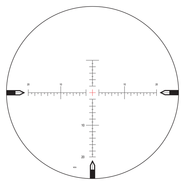 Nightforce ATACR 5-25x56mm ZerStop .250 MOA  Center Only Illumination MOAR-T #C555