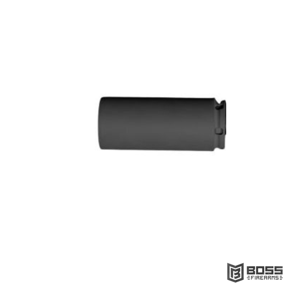 KAC suppressor shroud mounted on QDC locking collar showing black finish