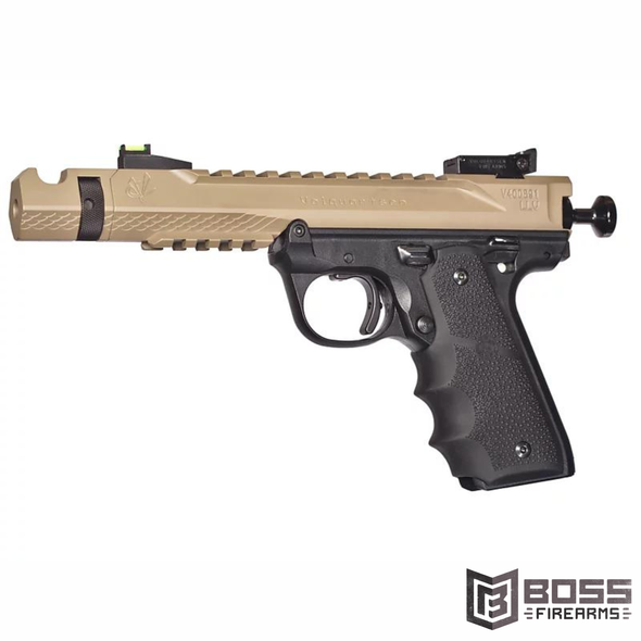 Volquartsen - Black Mamba .22 LR Pistol - 4.5" FDE - VF4M-0030 - 810162019266 - Boss Firearms - BossFirearms.com