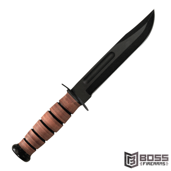 KA-BAR USMC 7" Fixed Blade - 1217 - Boss Firearms - BossFirearms.com
