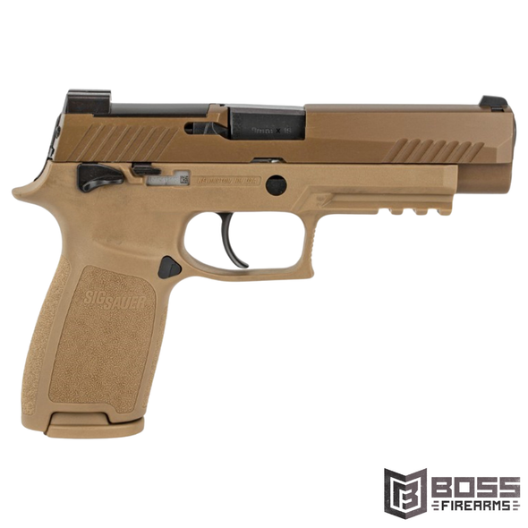 Sig Sauer - P320 M17 9mm Pistol 4.7" FDE - 320F-9-M17-MS - 798681582686 - Boss Firearms - BossFirearms.com