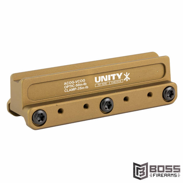 Unity Tactical FAST Red Dot Mount 2.05" FDE - FST-COGF - 810007881027 - Boss Firearms - BossFirearms.com