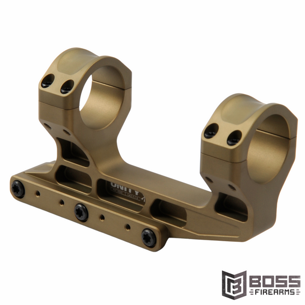 Unity Tactical fast LPVO mount 2.05" optical height 30mm FDE