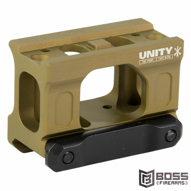 Unity Tactical - FAST Micro Red Dot Mount 2.26" FDE - FST-MISF - 810007881133 - Boss Firearms - BossFirearms.com