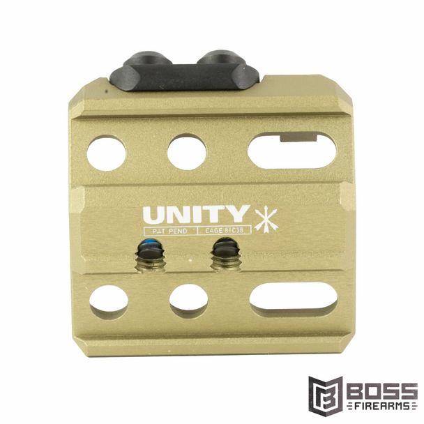 Unity Tactical - Fusion Micro Hub Base FDE - FUS-MHF - 859114006244- Boss Firearms - BossFirearms.com