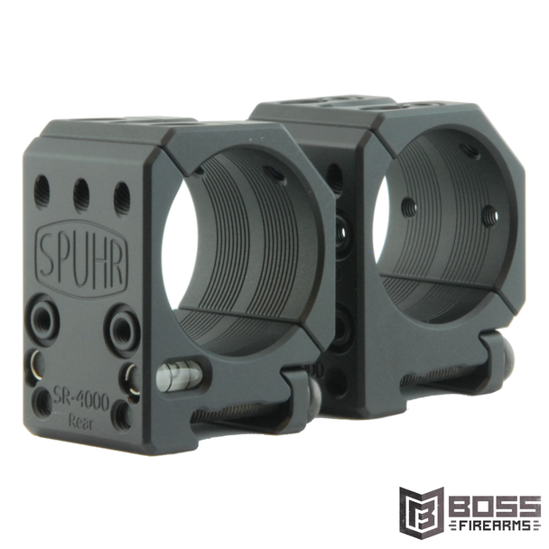 Spuhr - 34mm Separate Rings 0 MOA 1" - SR-4000 - 7340150700546 - Boss Firearms - BossFirearms.com