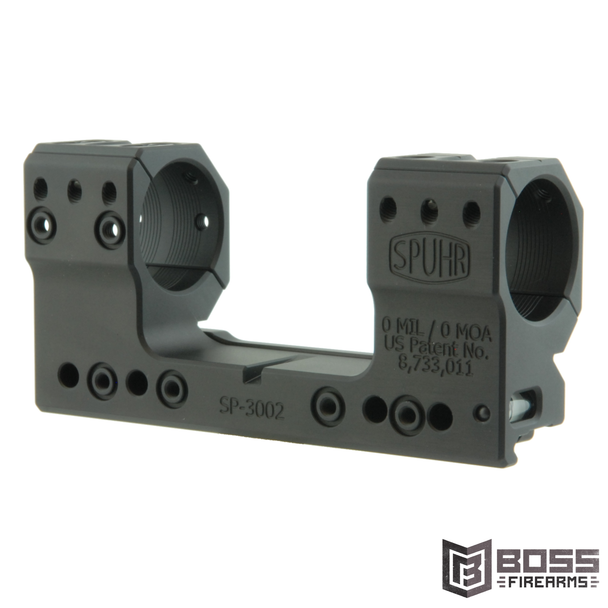 Spuhr - 30mm Picatinny Mount 0 MOA - 1.5" - SP-3002 - 7340150700072 - Boss Firearms - BossFirearms.com