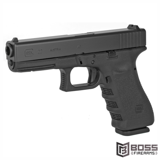 Glock - 22 Gen 3 .40S&W Pistol 4.49" - PI2250203 - 764503502224 - Boss Firearms - BossFirearms.com