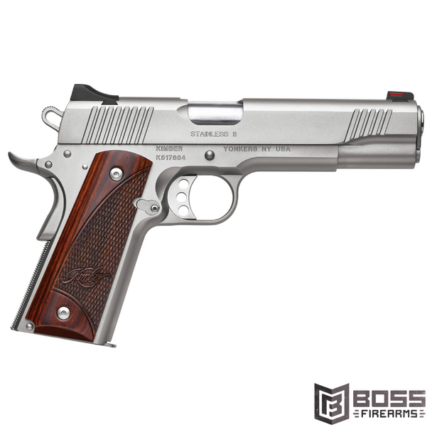 Kimber - Stainless II 1911 10mm - 3200385 - 669278323855 - Boss Firearms - BossFirearms.com
