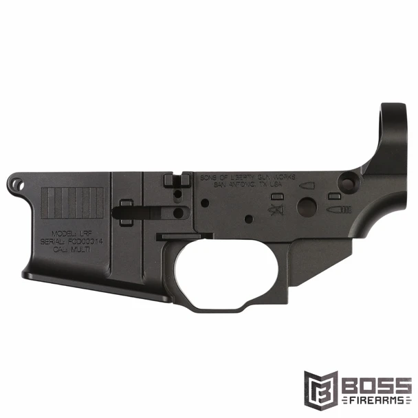 Sons of Liberty Gun Works - AR-15 billet Ambi Lower Receiver - FCD-AMBI-LR - 785939519372 - Boss Firearms - BossFirearms.com