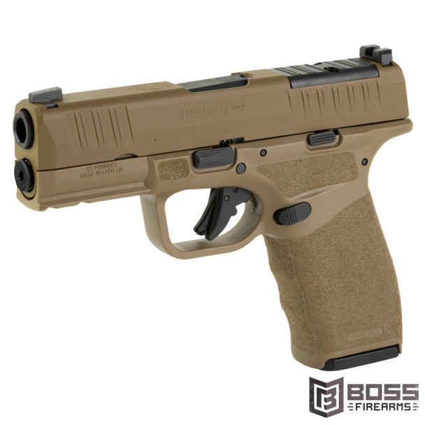 Springfield - Hellcat 9mm OR Pistol FDE 3.7" - HCP9379FOSP - 706397966096 - Boss Firearms - BossFirearms.com