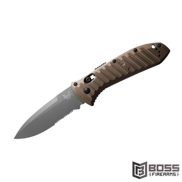 Benchmade - Presidio II Dark Earth Aluminum - 5700SGY-1 - 610953197711 - Boss Firearms - BossFirearms.com