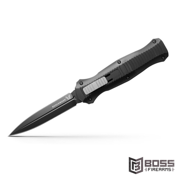 Benchmade Infidel | Black Aluminum | Double-Edged Dagger - 3300BK - Boss Firearms - BossFirearms.com