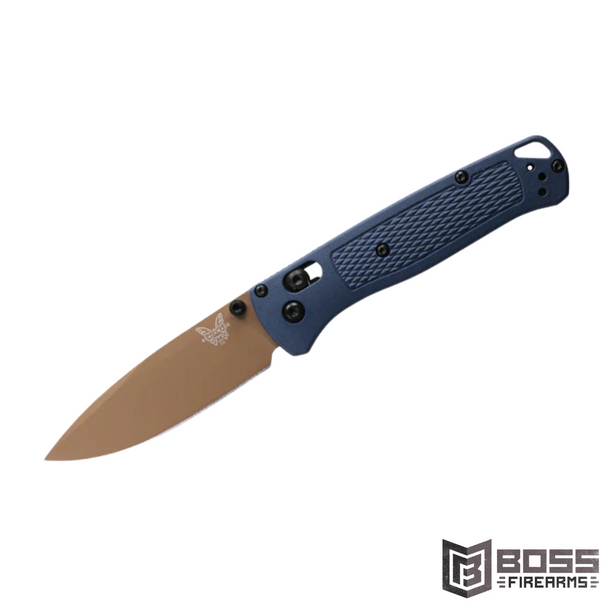 Benchmade - Bugout Crater Blue Grivory - 535FE-05 -610953210854 - Boss Firearms - BossFirearms.com