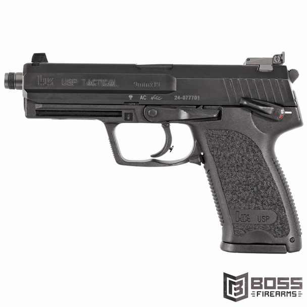 Heckler & Koch - USP9 Tactical DA/SA 9MM 4.86" - 81000347 - 642230261501 - Boss Firearms - BossFirearms.com