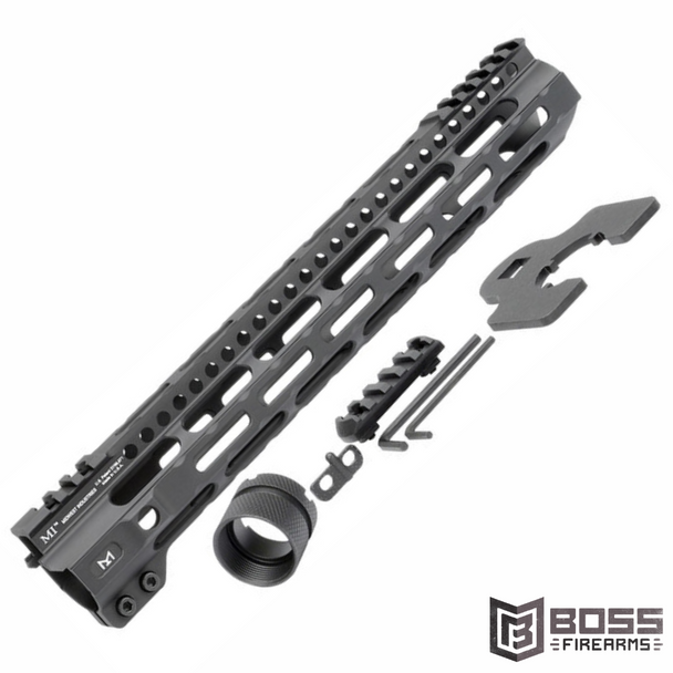 Midwest Industries, Light Weight M-LOK Handguard, Fits AR-15 Rifles, 12.625" Free Float Handguard, Wrench and Mounting Hardware Included - MI-CRLW12.625 - 812102032212 - Boss Firearms - BossFirearms.com