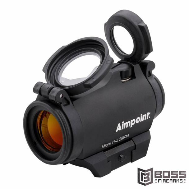 Aimpoint - Micro H-2 Red Dot Reflex Sight 2 MOA Standard Mount - 200185 - 7350004384686 - Boss Firearms - BossFirearms.com