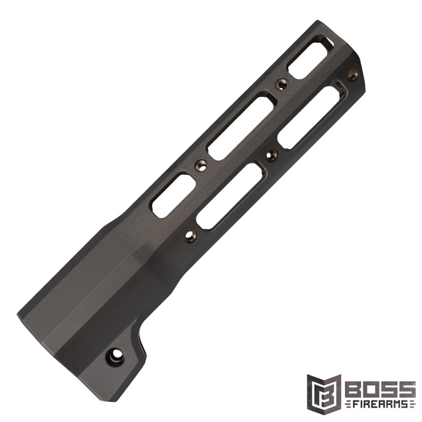 Q - QSERT Handguard for The Fix by Q - Clear Anodized Gray Finish 7" - Boss Firearms - BossFirearms.com