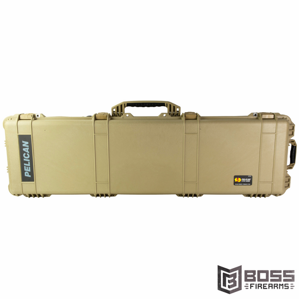 Pelican - 1750 Protector Long Case - Tan - #017500-0000-190 - 19428182120 - Boss Firearms - BossFirearms.com