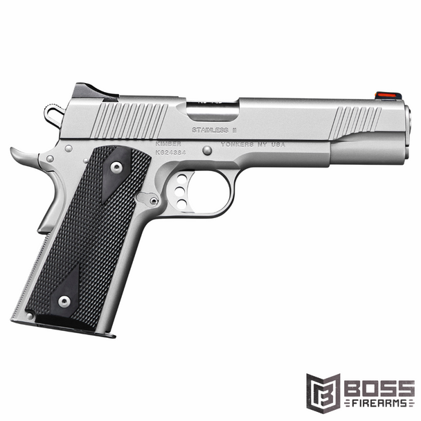 Kimber - Stainless Target II 5" 1911 Pistol - 10mm - #3200107CA - 669278321073 - Boss Firearms - BossFirearms.com