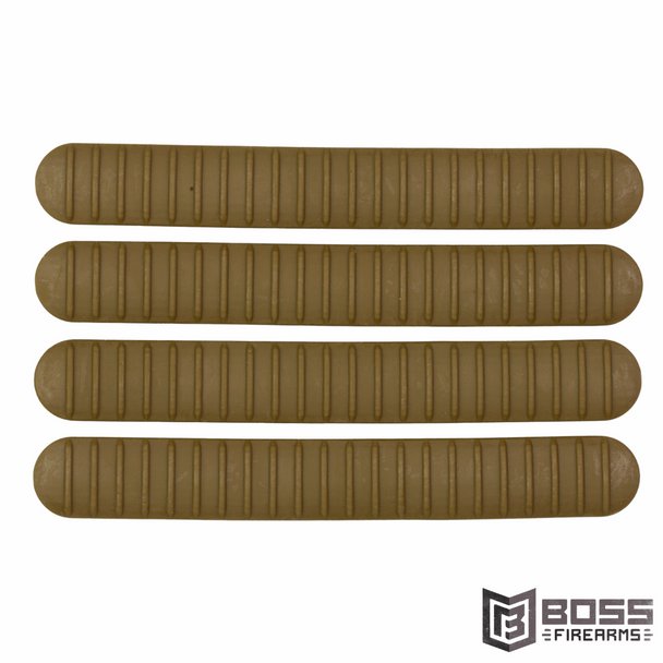 B5 Systems Rail Covers 4 Pack Fits M-LOK - Coyote Brown - RCM-1258 - 814927022164 - Boss Firearms - BossFirearms.com