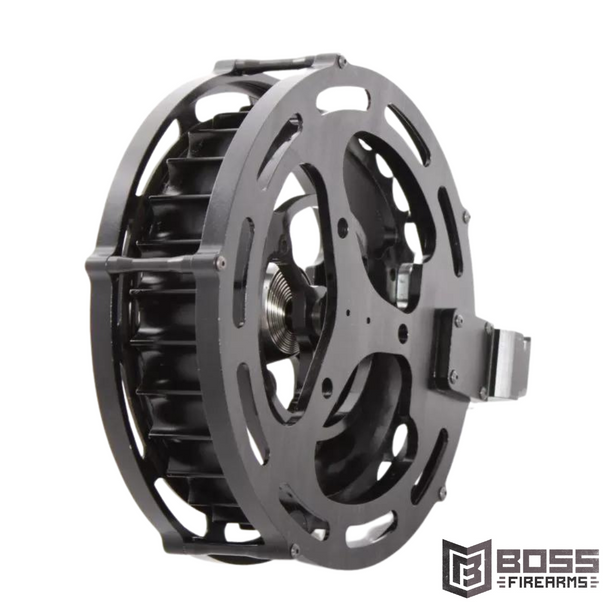 FOSTECH ORIGIN-12 12GA 30RD STEEL DRUM MAGAZINE BLACK 7015 - 7015 - 639266299318 - Boss Firearms
