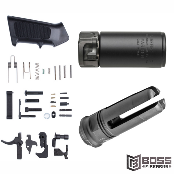 SUREFIRE WARDEN/WARCOMP - BLACK - 4 PRONG COMBO BLK4PRGKITCOMBO