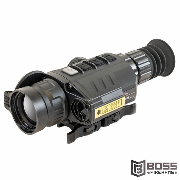 iRayUSA - RICO G-LRF 384 35mm Laser Rangefinding Thermal Weapon Sight - GL35R - 850029093879 - Boss Firearms - BossFirearms.com