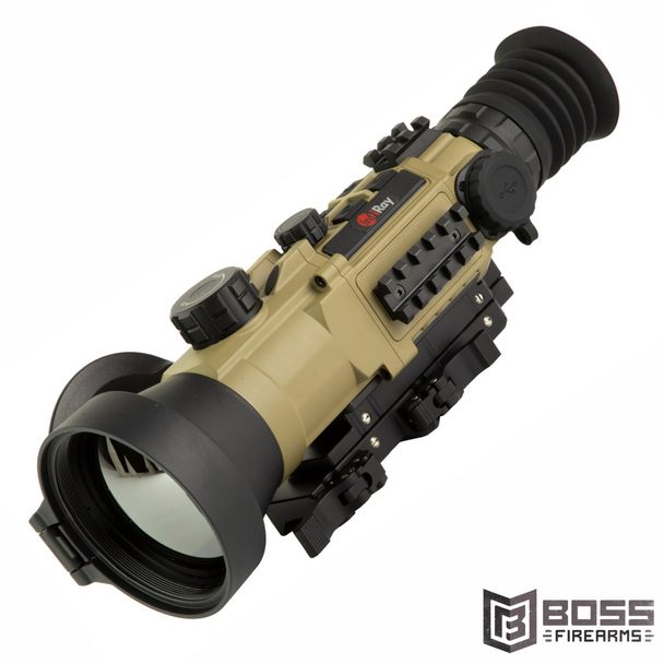 iRayUSA - RICO HYBRID 640 4X 75mm Multi-function Thermal Weapon Sight - HYH75W - 850048751118 - Boss Firearms - BossFirearms.com