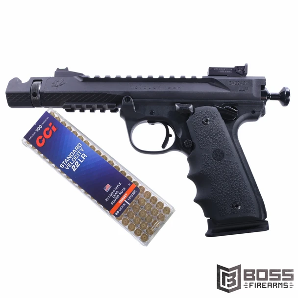 Volquartsen - Black Mamba 4.5" Pistol - 22 LR - #VF4M-0026-COMBO - 810162018368 - Boss Firearms - BossFirearms.com