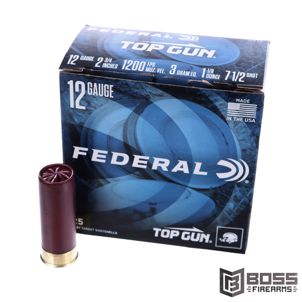 Federal Premium - Top Gun 12 ga - TG12 7.5 - Boss Firearms - BossFirearms.com