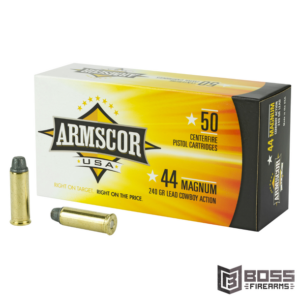 Armscor - 44 Mag - 50 Round Box - FAC44M-1N - 812285021720 - Boss Firearms - BossFirearms.com
