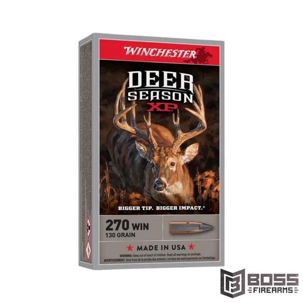 Winchester - 270 Win 130gr Extreme Point  20/Box - X270DS - 020892221512 - Boss Firearms - BossFirearms.com