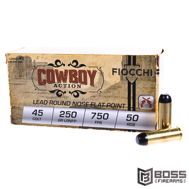 Fiocchi - 45 Long Colt 250gr 50/Box - 45LCCA - 762344707587 - Boss Firearms - BossFirearms.com