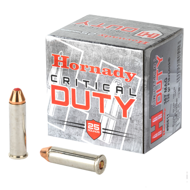 Hornady - Critical Duty 357MAG 135gr 25/Box - 90511 - 090255905113 - Boss Firearms - BossFirearms.com