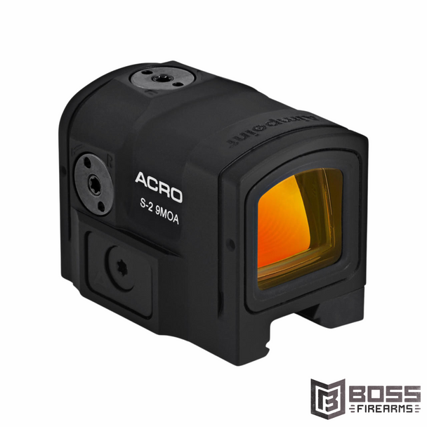 Aimpoint - ACRO S-2™ 9 MOA - Red Dot Reflex Sight w/ Integrated Shotgun Rib Mount - 200907 - 7350004387465 - Boss Firearms - BossFirearms.com