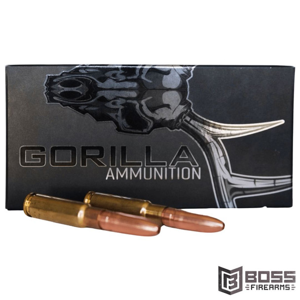 Gorilla - Pork Shredder 8.6 Blackout 342gr Expanding Subsonic Hunting Ammunition Punisher Series 20/Box - GA86342PS - Boss Firearms - BossFirearms.com