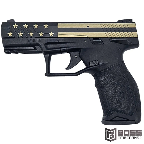 Taurus - TX22 American Flag 22LR Pistol - 1-TX22141-USBT - 725327932857 - Boss Firearms - BossFirearms.com