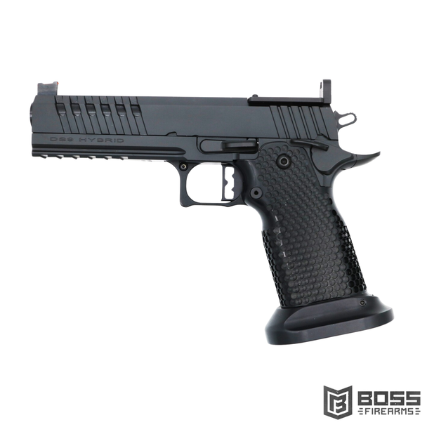 Masterpiece Arms DS9 Hybrid Black 1911 9mm Semi-Auto Pistol - Co-Witness Trijicon, Medium Trigger