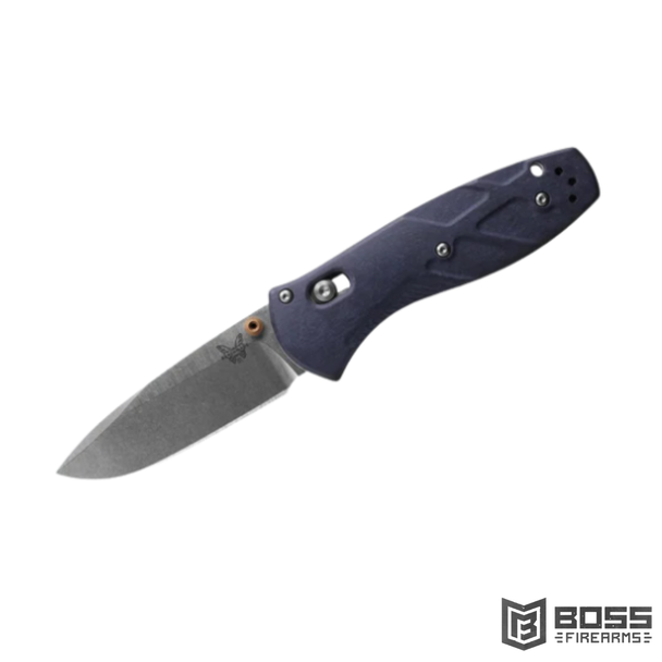Benchmade Mini Barrage Blue Canyon Richlite #585-03
