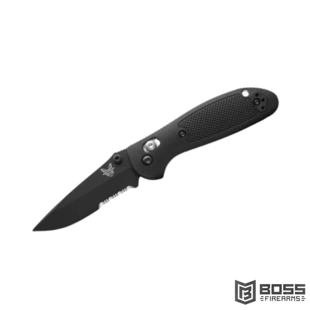 Benchmade Mini Griptilian Black Grivory Drop-Point #556SBK-S30V