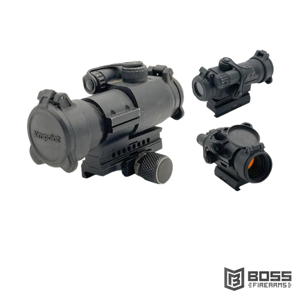 Aimpoint Patrol Rifle Optic Red Dot Reflex Sight - QRP2 Mount 12841 - Police Trade-In