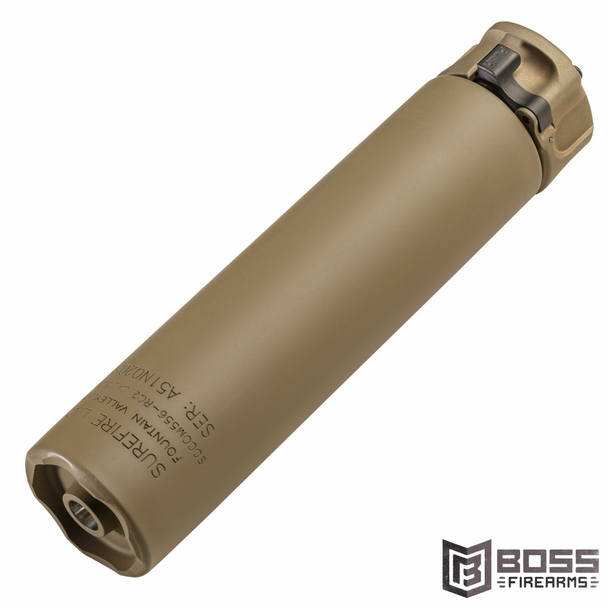 Surefire - SOCOM556 RC2 Suppressor - 5.56 - FDE - #SFSOCOM556-RC2-DE - Boss Firearms - BossFirearms.com