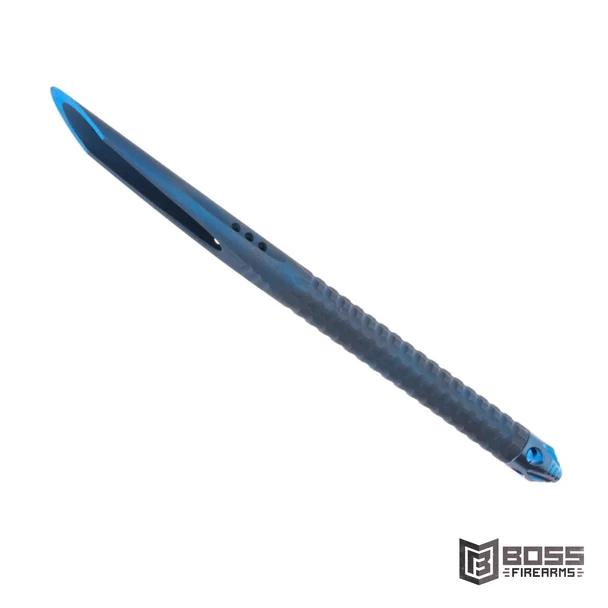 Microtech TAC-P Mini Self Defense Tool Blue Titanium Anodized Finish 112M-MS1